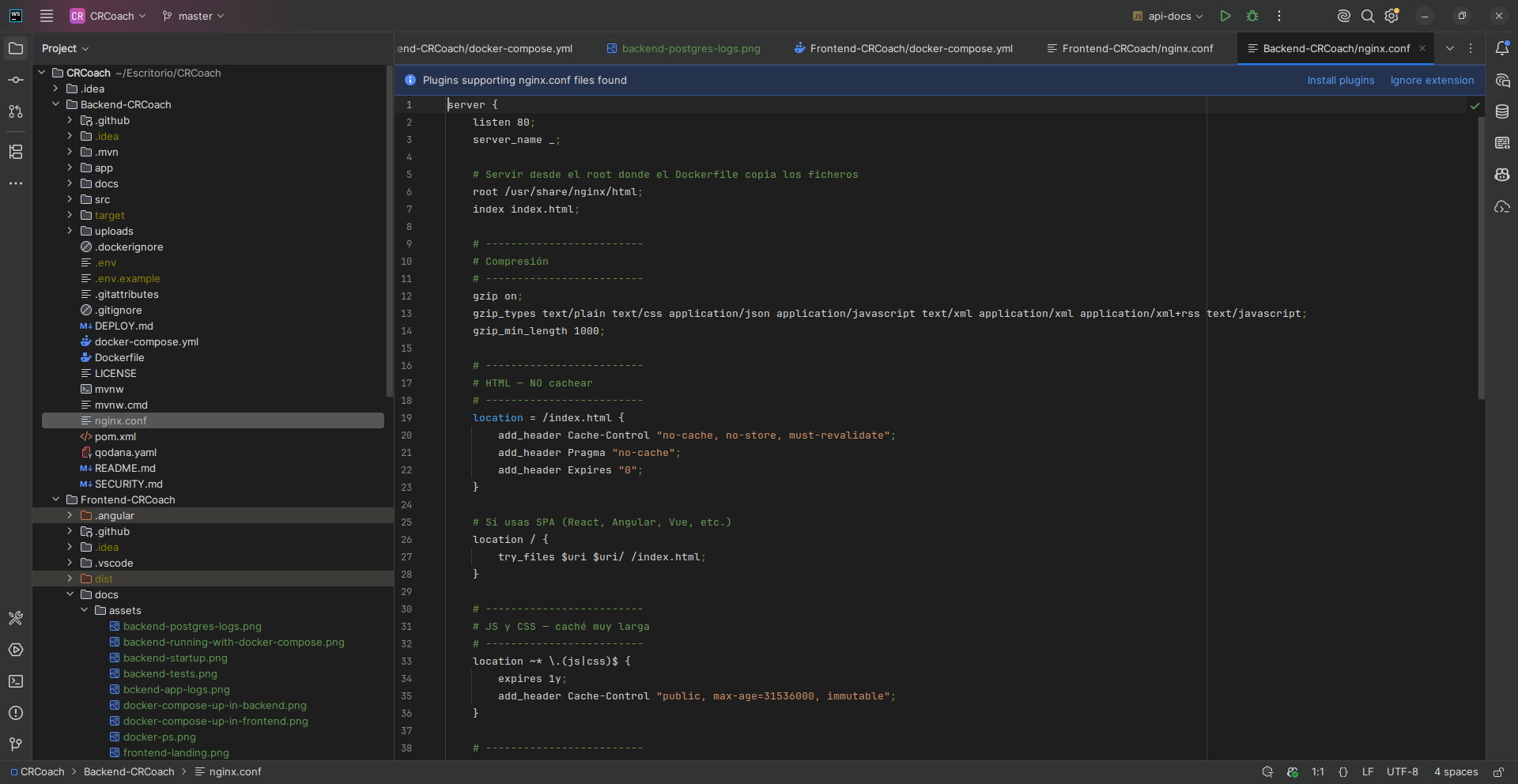 backend-nginx-config