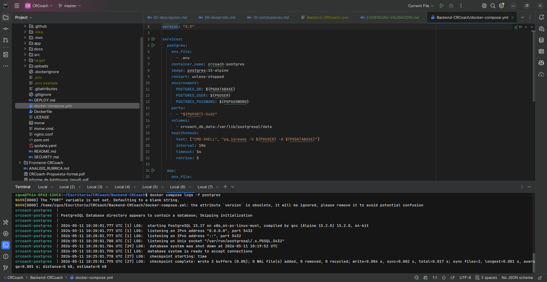 backend-postgres-logs